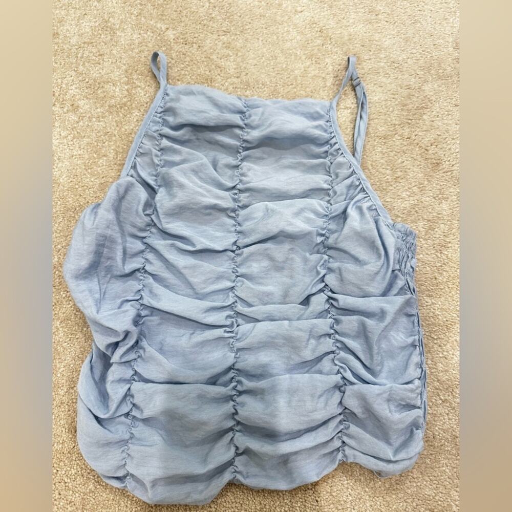 Day + Moon Light Blue Sleeveless Top, size S